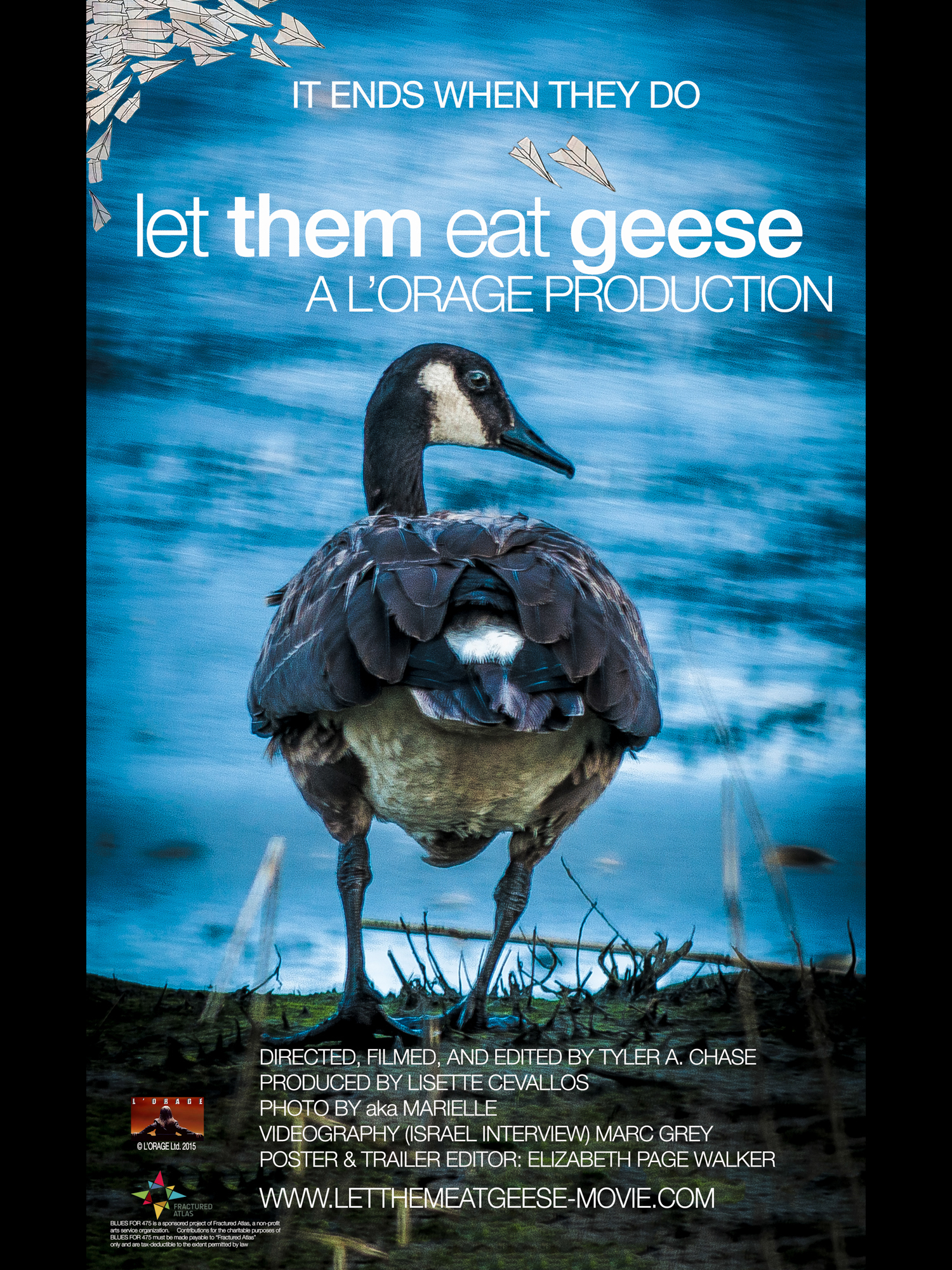 Let Them Eat Geese Poster
